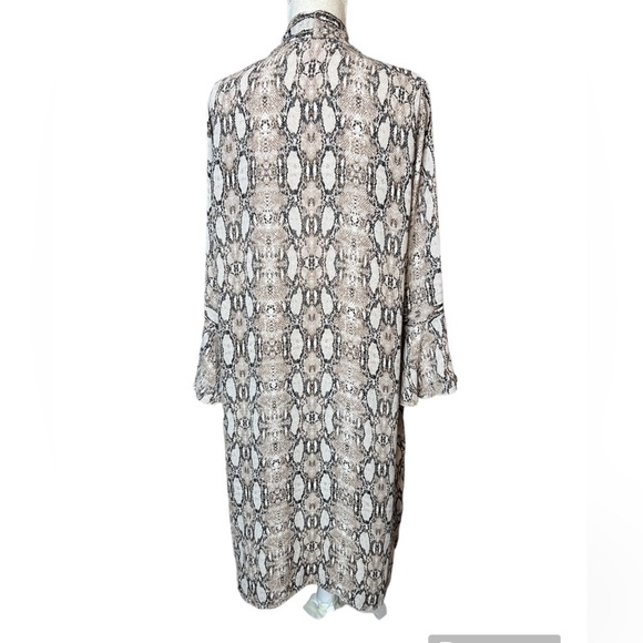 Hummingbird Snake Print Kimono/CoverUp/Cardigan/Duster - Picture 4 of 8